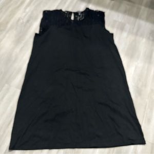 Chalc Industry Black Eyelet Sheath Dress Sz XL